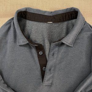 Lululemon metal vent tech polo - slim medium, blue